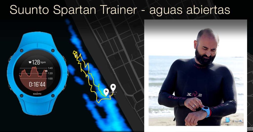 Suunto spartan trainer para aguas abiertas